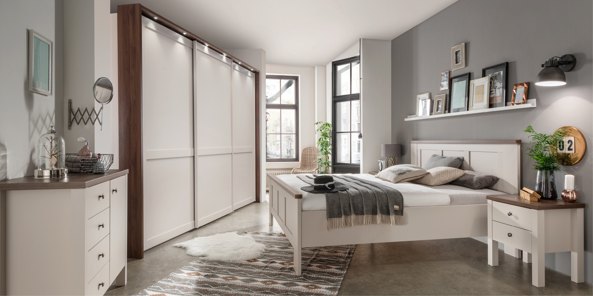 Schlafzimmer klassisch Sloane Champagner Dekor Nocce Nachbildung Schlafzimmer klassisch Sloane Champagner Dekor Nocce Nachbildung