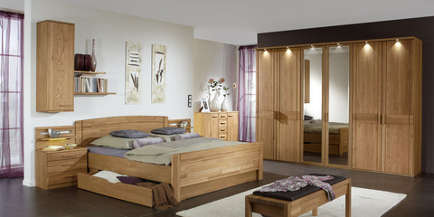 Schlafzimmer klassisch Münster Eiche teilmassiv parsol bronze Spiegel Schlafzimmer klassisch Münster Eiche teilmassiv parsol bronze Spiegel